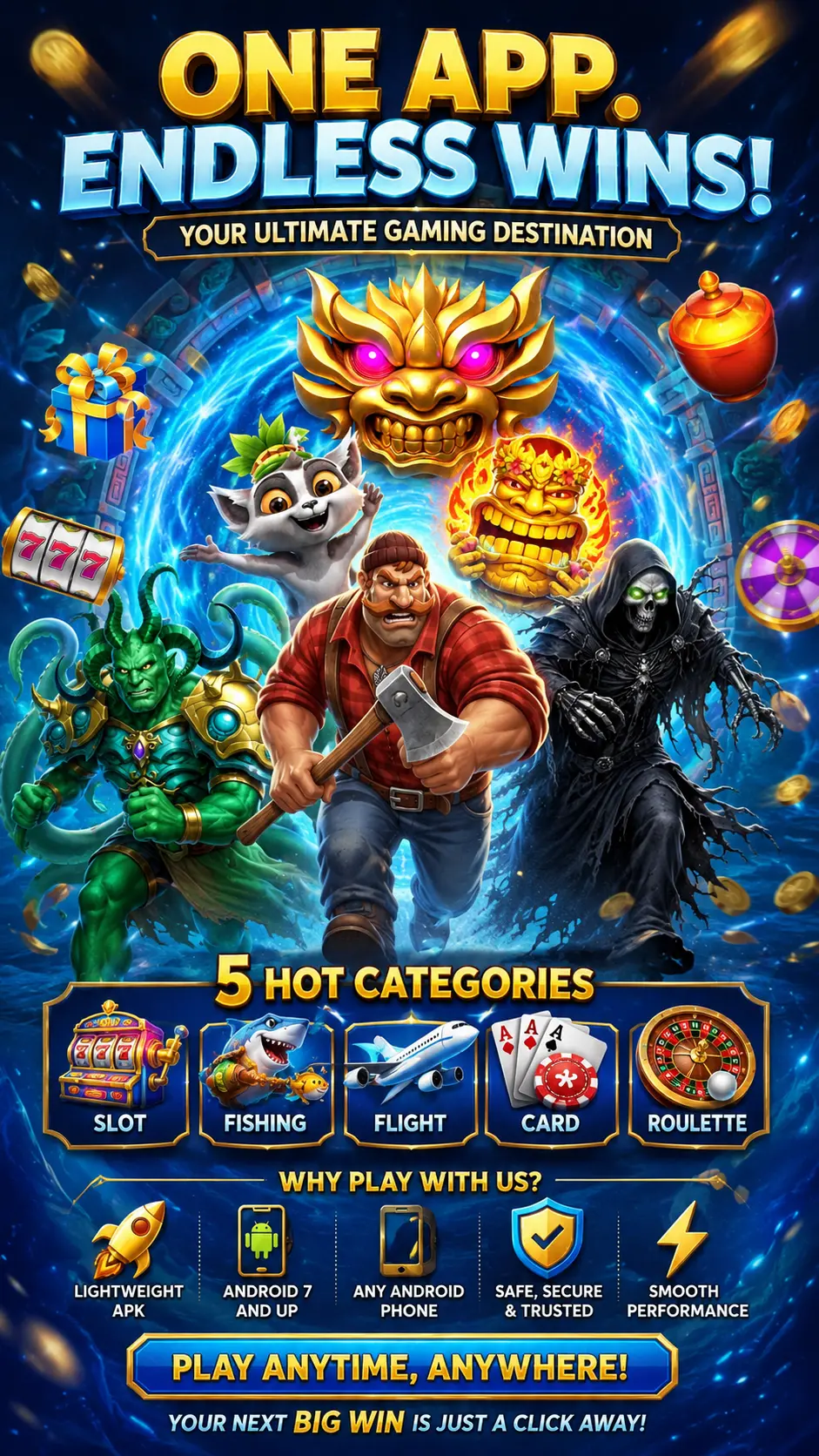 SPINCRUSH प्लेटफॉर्म अवलोकन जो casino, sportsbook और लाइव गेमिंग अनुभव दिखा रहा है